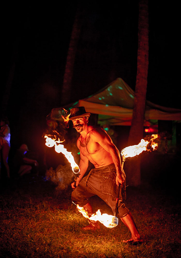 fire dancer